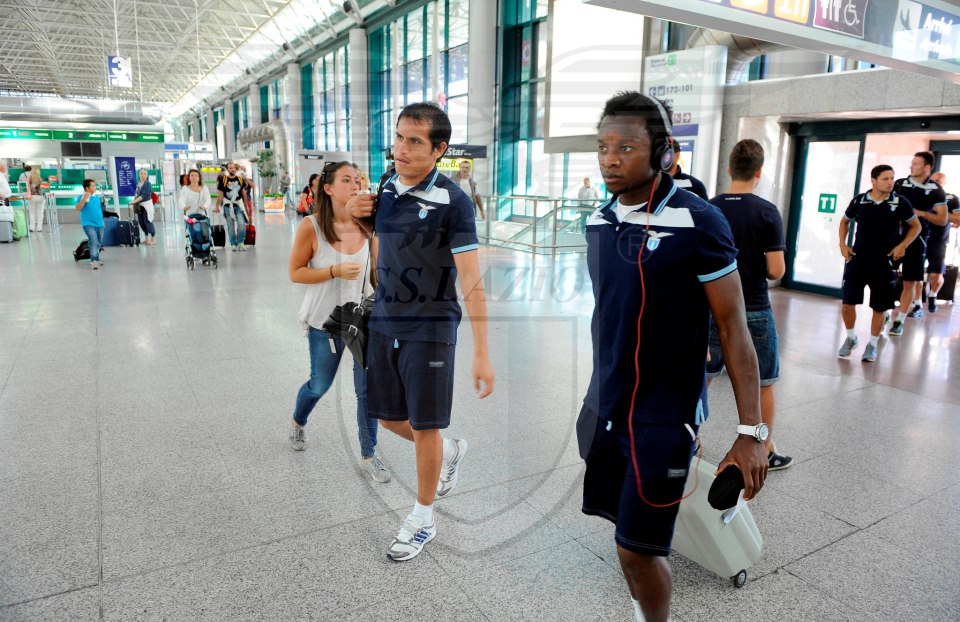 Lazio forward Ogenyi Onazi from Nigeria