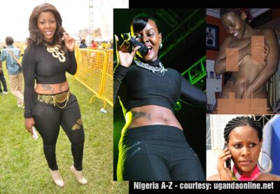 Desire Luzinda whose photos were leaked alleged by her Nigerian ex-Boyfriend, Franklin Emuobor Ebenhron