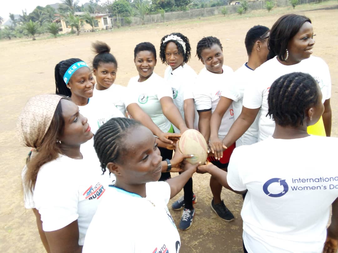 Rugby girls in Nigeria