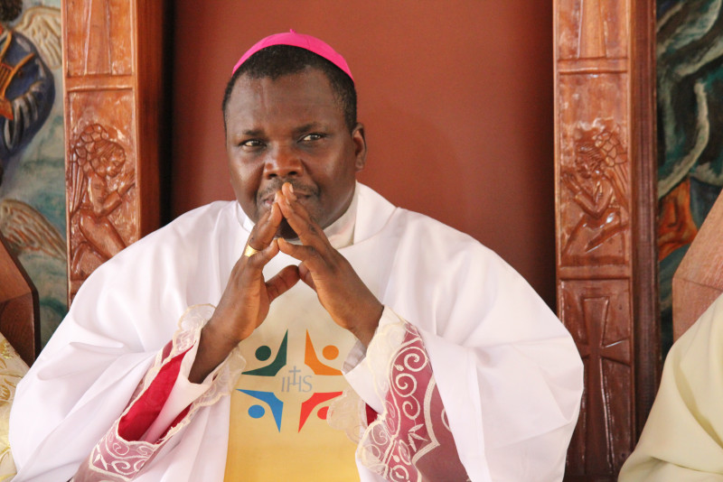 Bishop Emmanuel Adetoyese Badejo of the Catholic Diocese of Oyo, Nigeria.