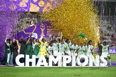 Nigeria beat hosts Morocco 3-2 to lift their 10th TotalEnergies CAF Women’s Africa Cup of Nations (WAFCON) crown at the Stade Olympique in Rabat. / Photo credit: CAF